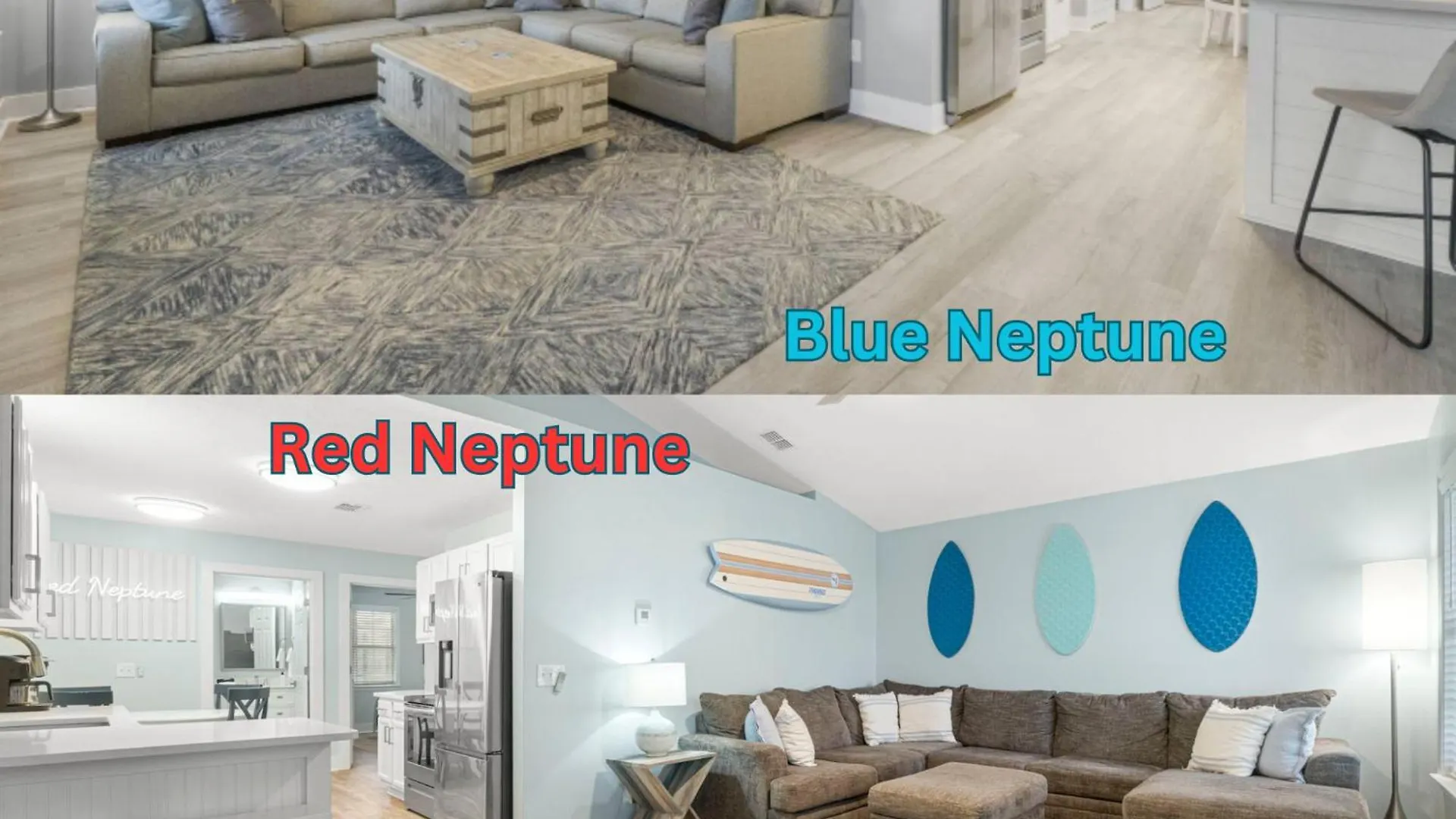 Blue & Red Neptune By Nautical Properties Vacation Rentals Panama City Beach
